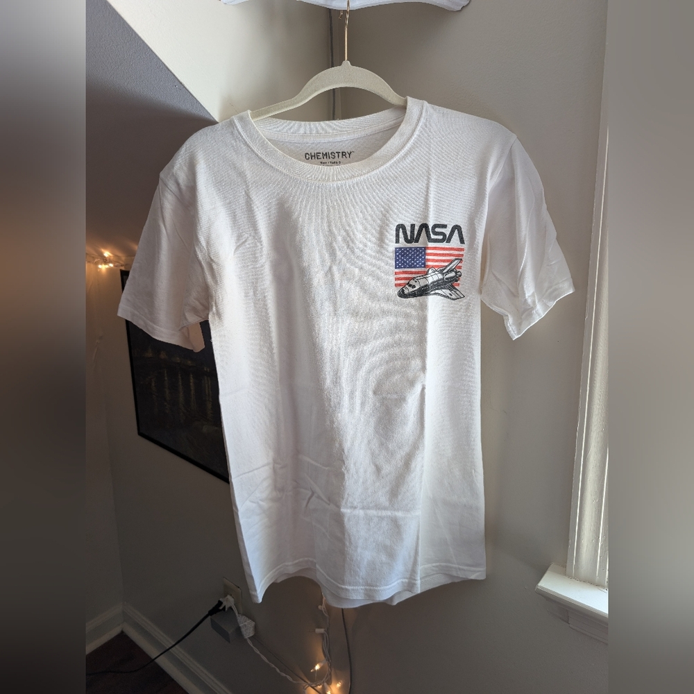 NASA Graphic Chemistry White Tee